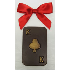 Chocolate Poker card "K"